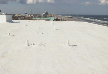Cool roof coatings in Hampton